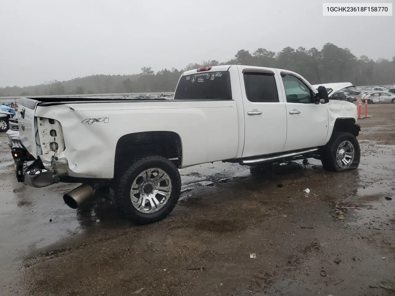 2008 Chevrolet Silverado K2500 Heavy Duty VIN: 1GCHK23618F158770 Lot: 78481744