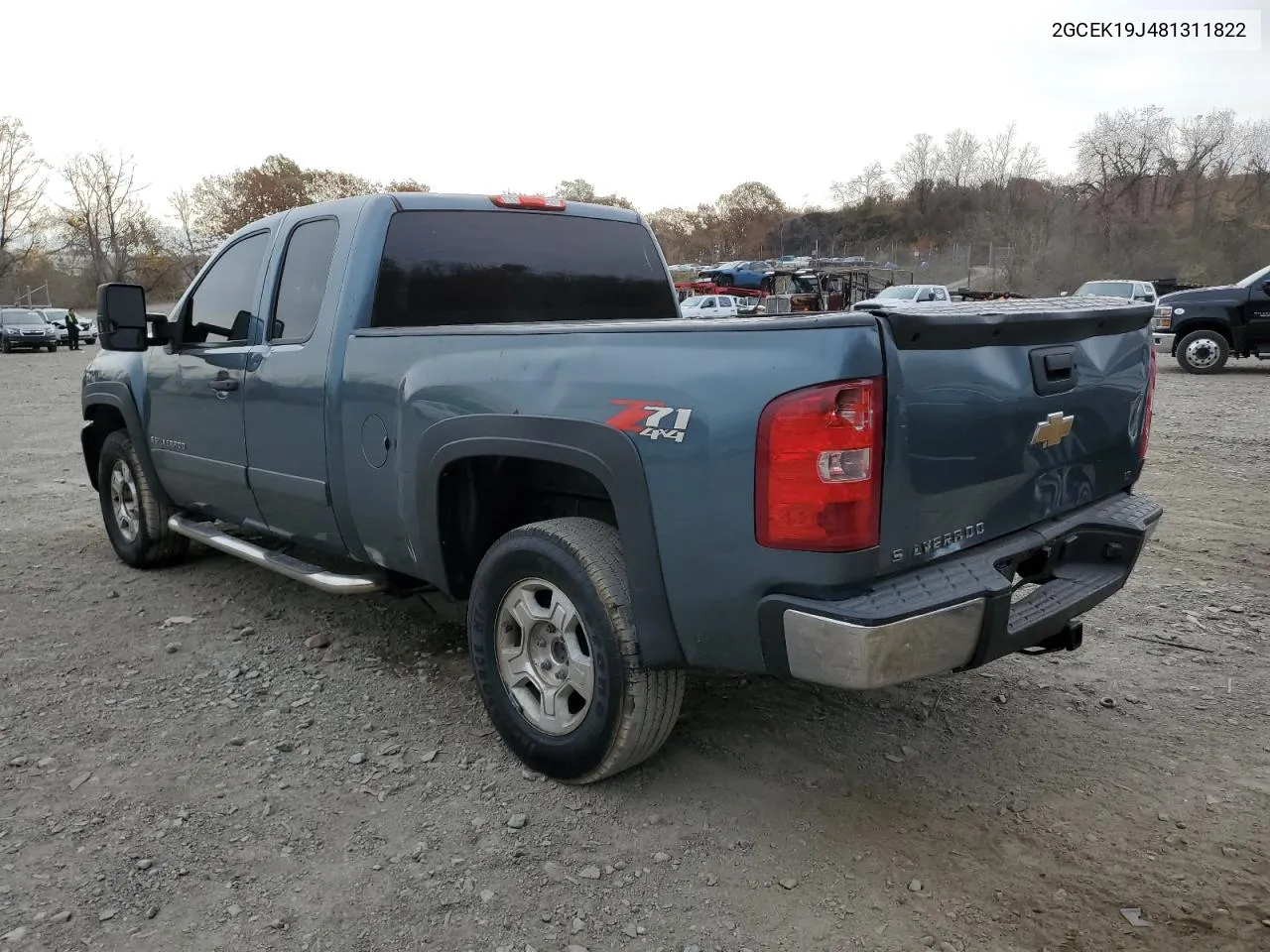 2008 Chevrolet Silverado K1500 VIN: 2GCEK19J481311822 Lot: 78610794