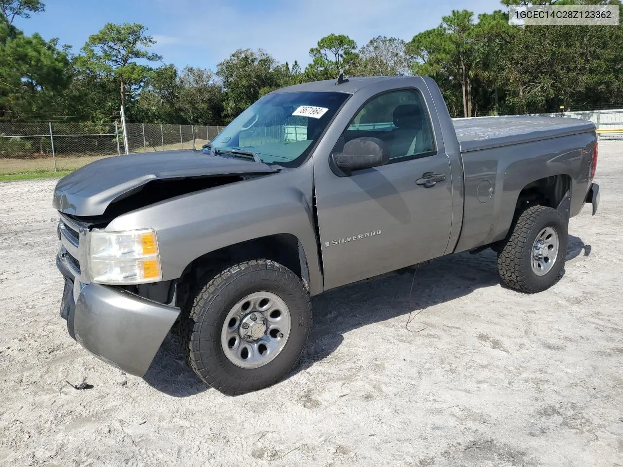 2008 Chevrolet Silverado C1500 VIN: 1GCEC14C28Z123362 Lot: 78671964