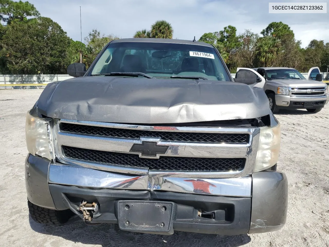 2008 Chevrolet Silverado C1500 VIN: 1GCEC14C28Z123362 Lot: 78671964