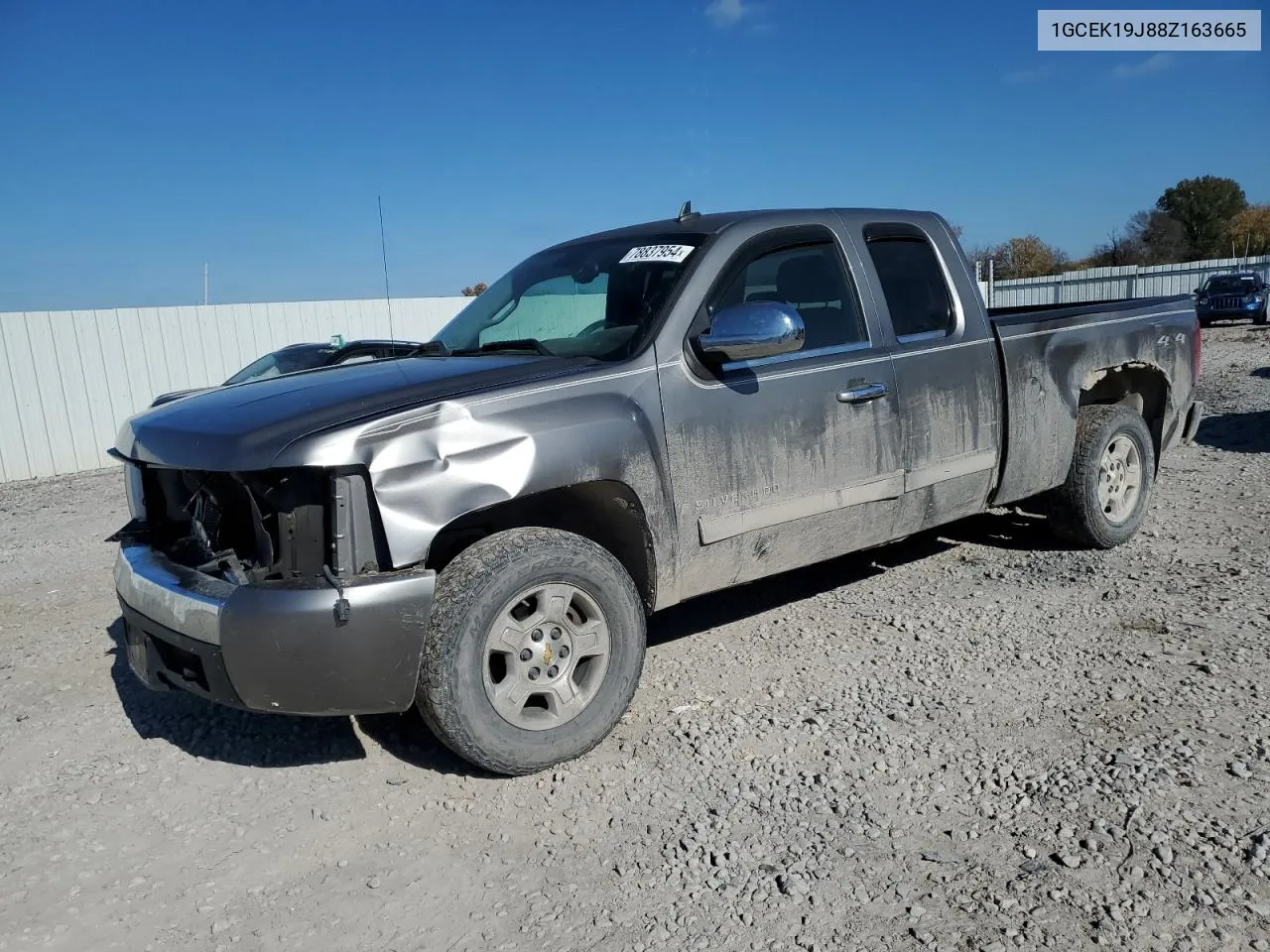 1GCEK19J88Z163665 2008 Chevrolet Silverado K1500