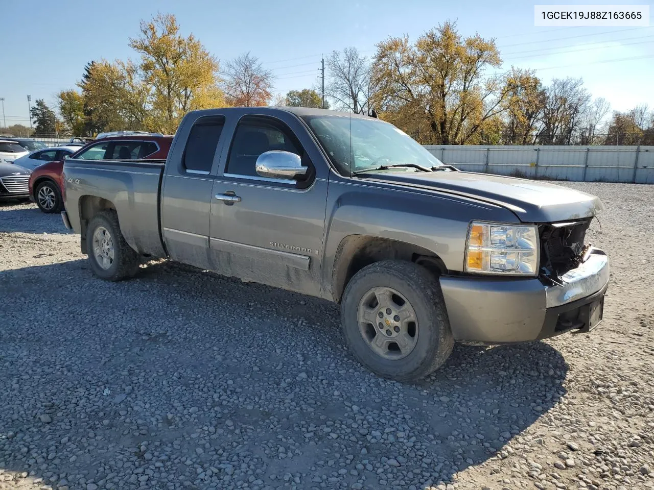 1GCEK19J88Z163665 2008 Chevrolet Silverado K1500