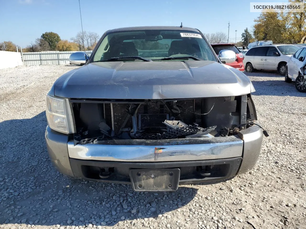 1GCEK19J88Z163665 2008 Chevrolet Silverado K1500