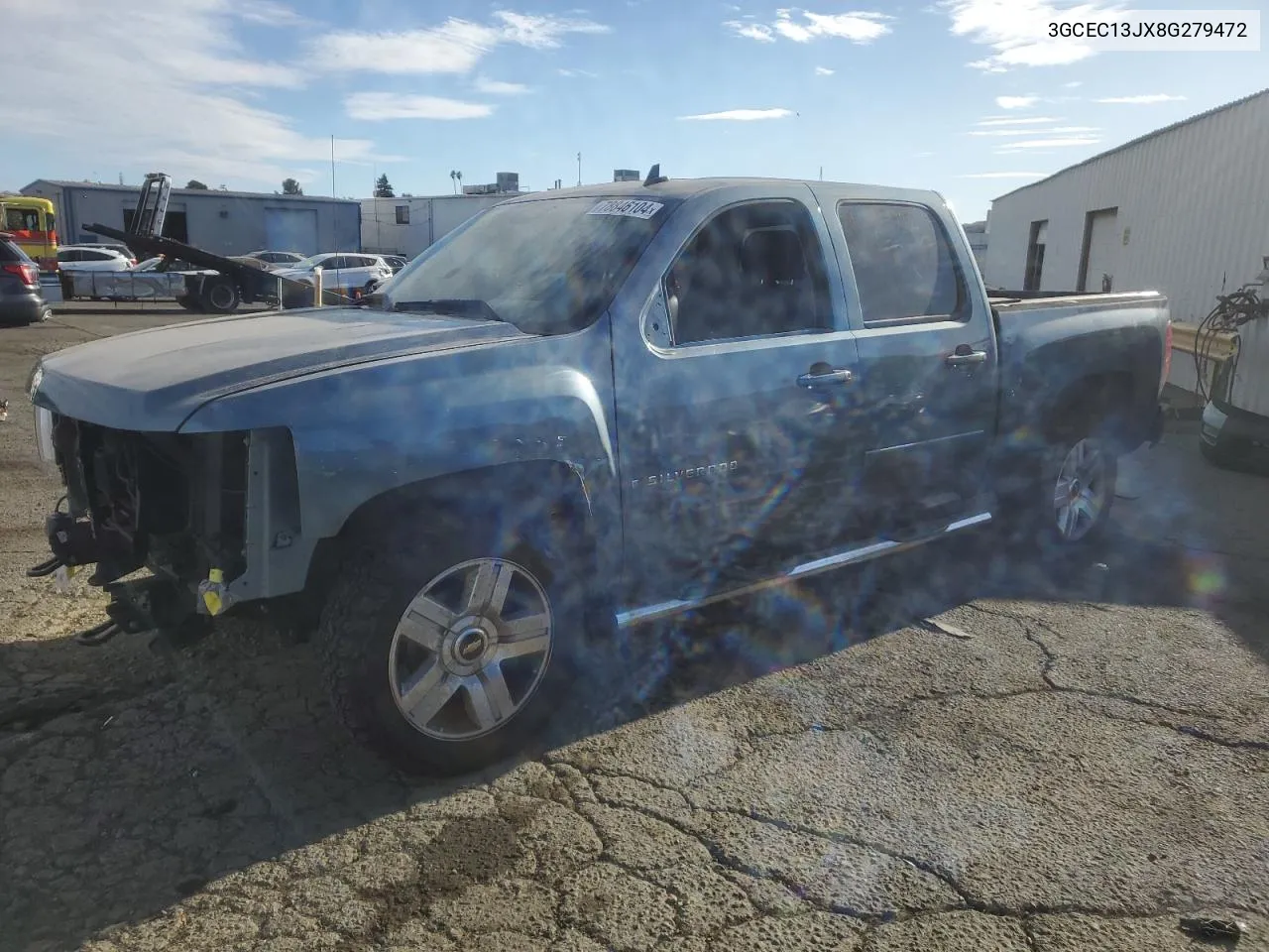 2008 Chevrolet Silverado C1500 VIN: 3GCEC13JX8G279472 Lot: 78846104