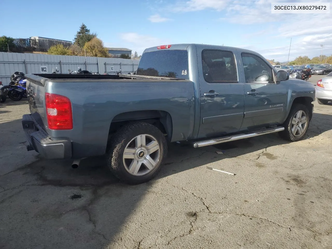 2008 Chevrolet Silverado C1500 VIN: 3GCEC13JX8G279472 Lot: 78846104