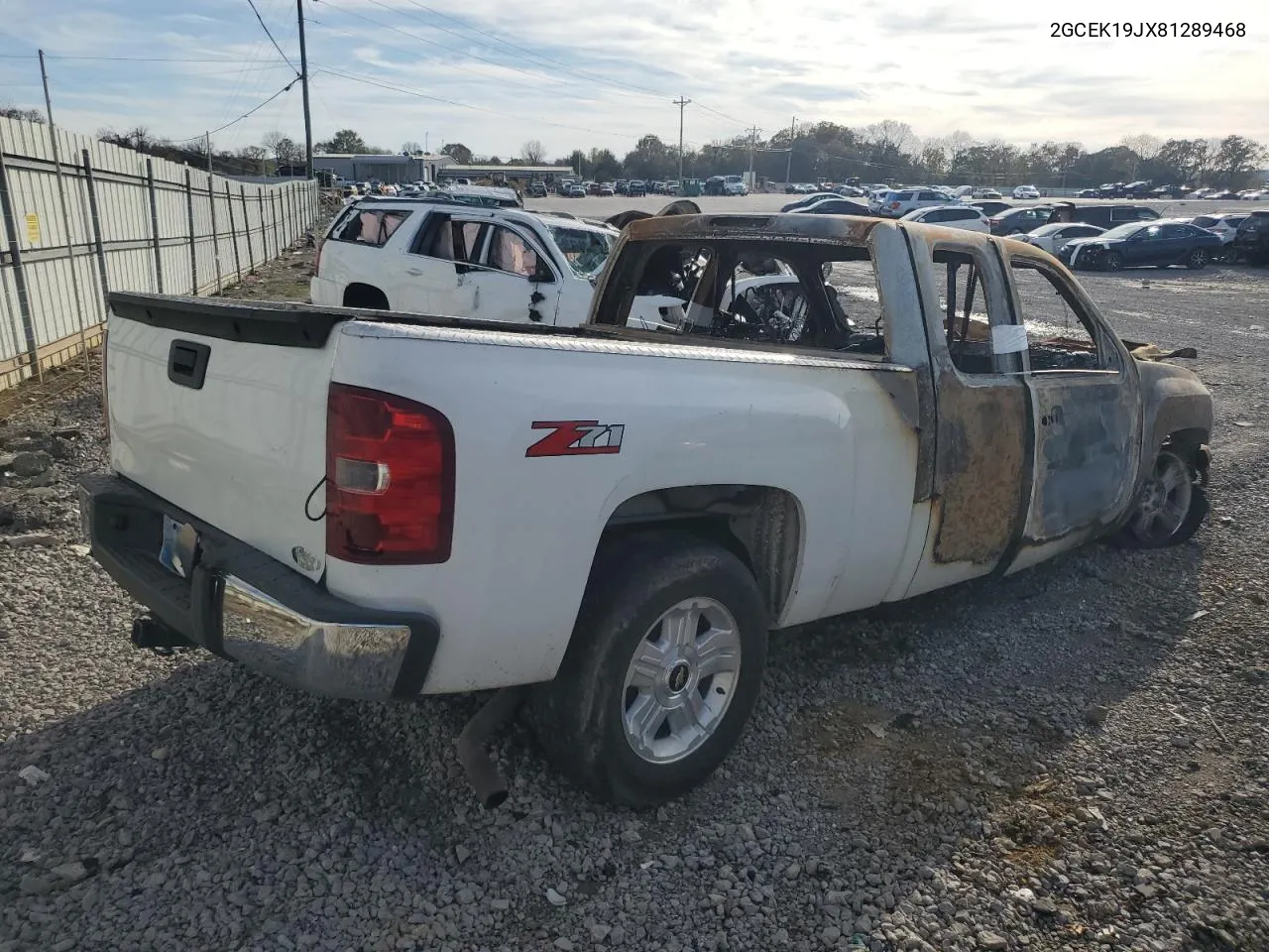 2008 Chevrolet Silverado K1500 VIN: 2GCEK19JX81289468 Lot: 79003794