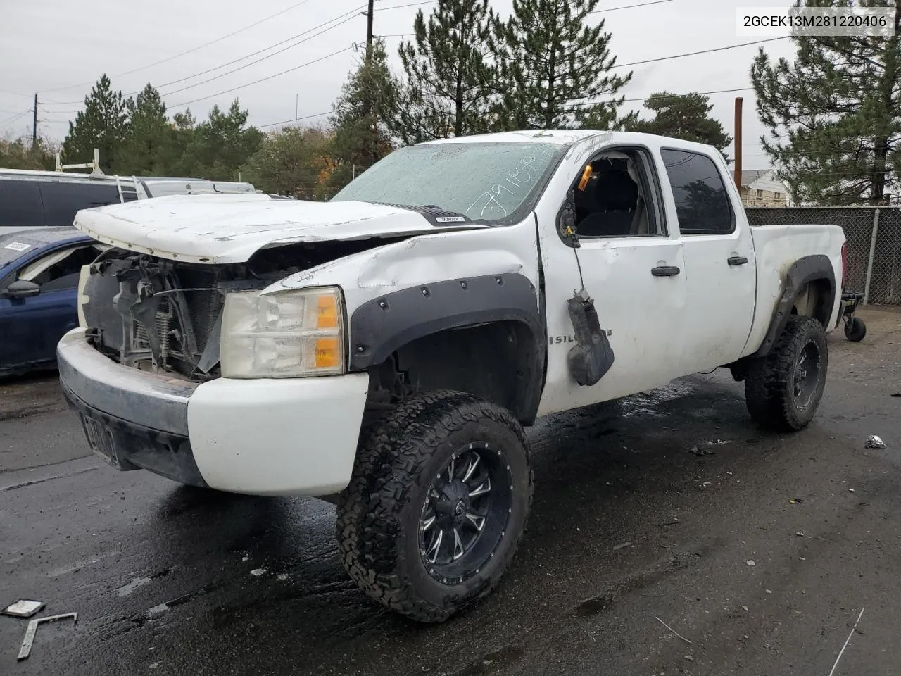 2008 Chevrolet Silverado K1500 VIN: 2GCEK13M281220406 Lot: 79187974