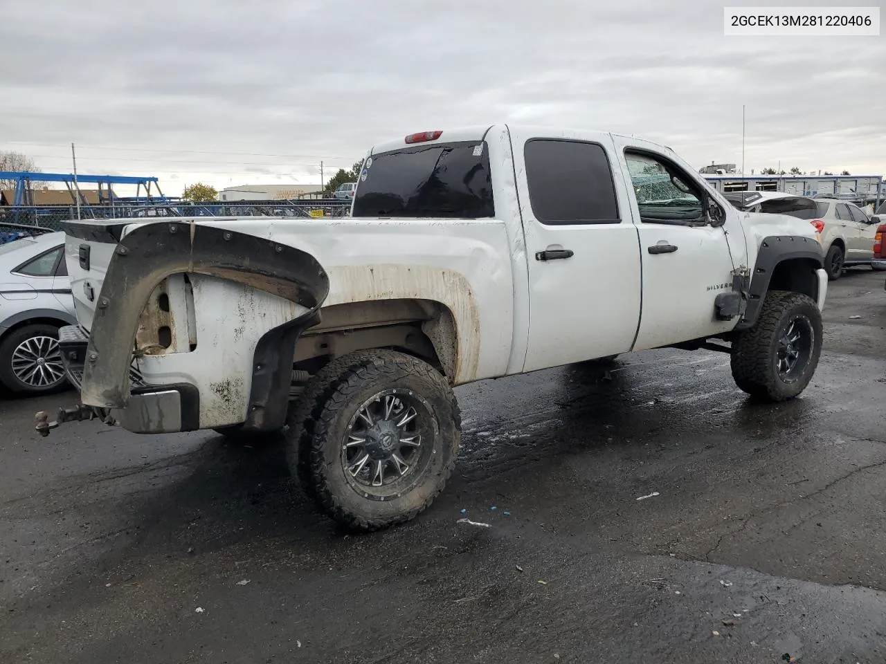 2008 Chevrolet Silverado K1500 VIN: 2GCEK13M281220406 Lot: 79187974