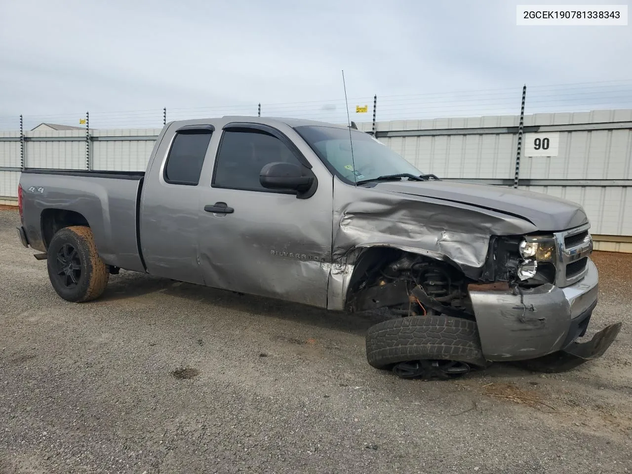 2008 Chevrolet Silverado K1500 VIN: 2GCEK190781338343 Lot: 79239354