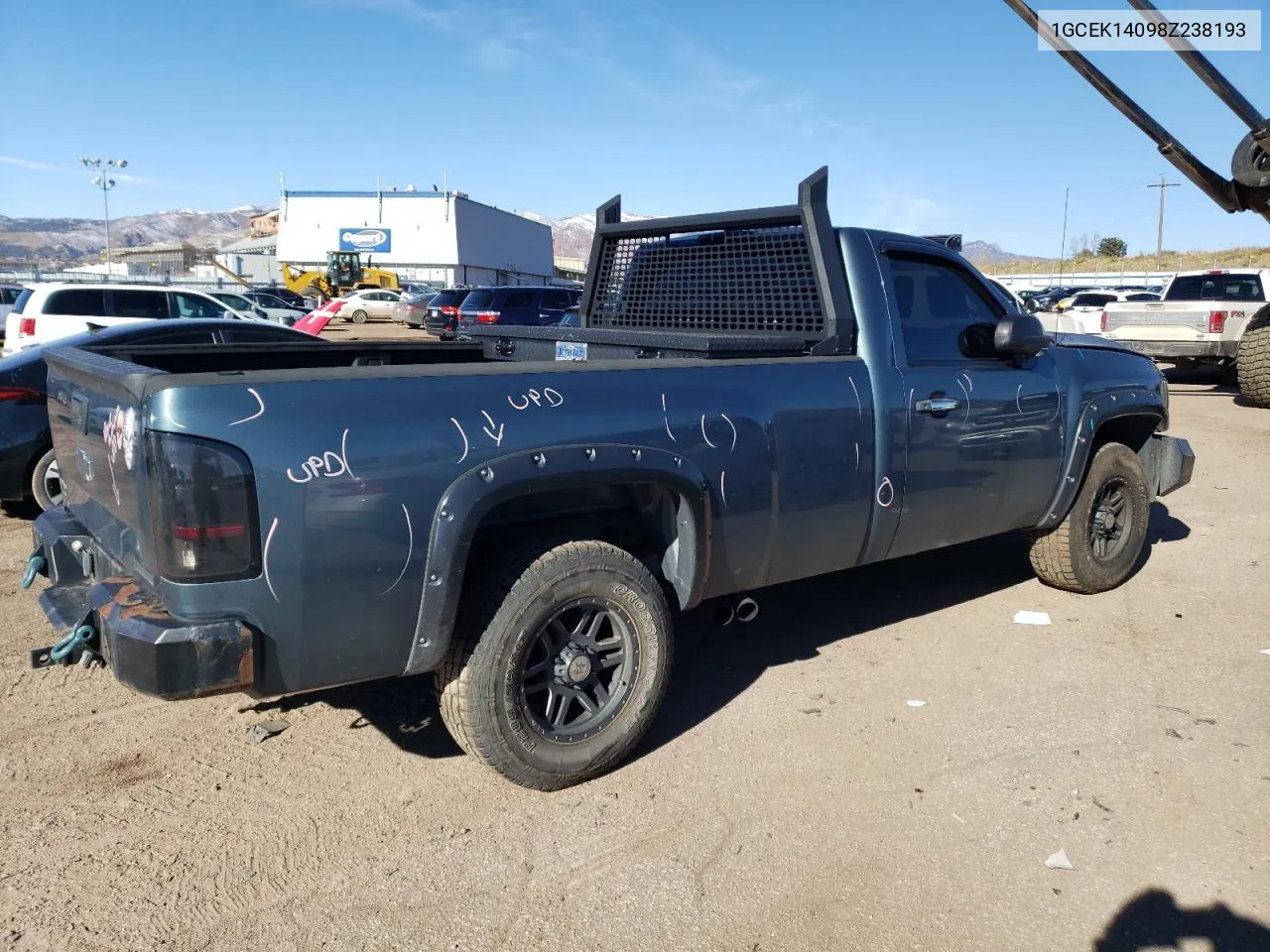 2008 Chevrolet Silverado K1500 VIN: 1GCEK14098Z238193 Lot: 79961154