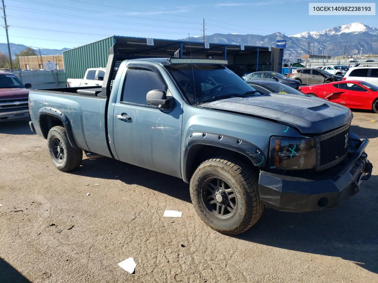 2008 Chevrolet Silverado K1500 VIN: 1GCEK14098Z238193 Lot: 79961154