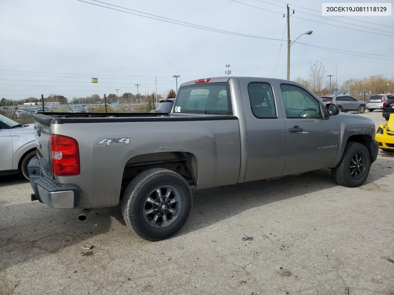 2008 Chevrolet Silverado K1500 VIN: 2GCEK19J081118129 Lot: 80361644