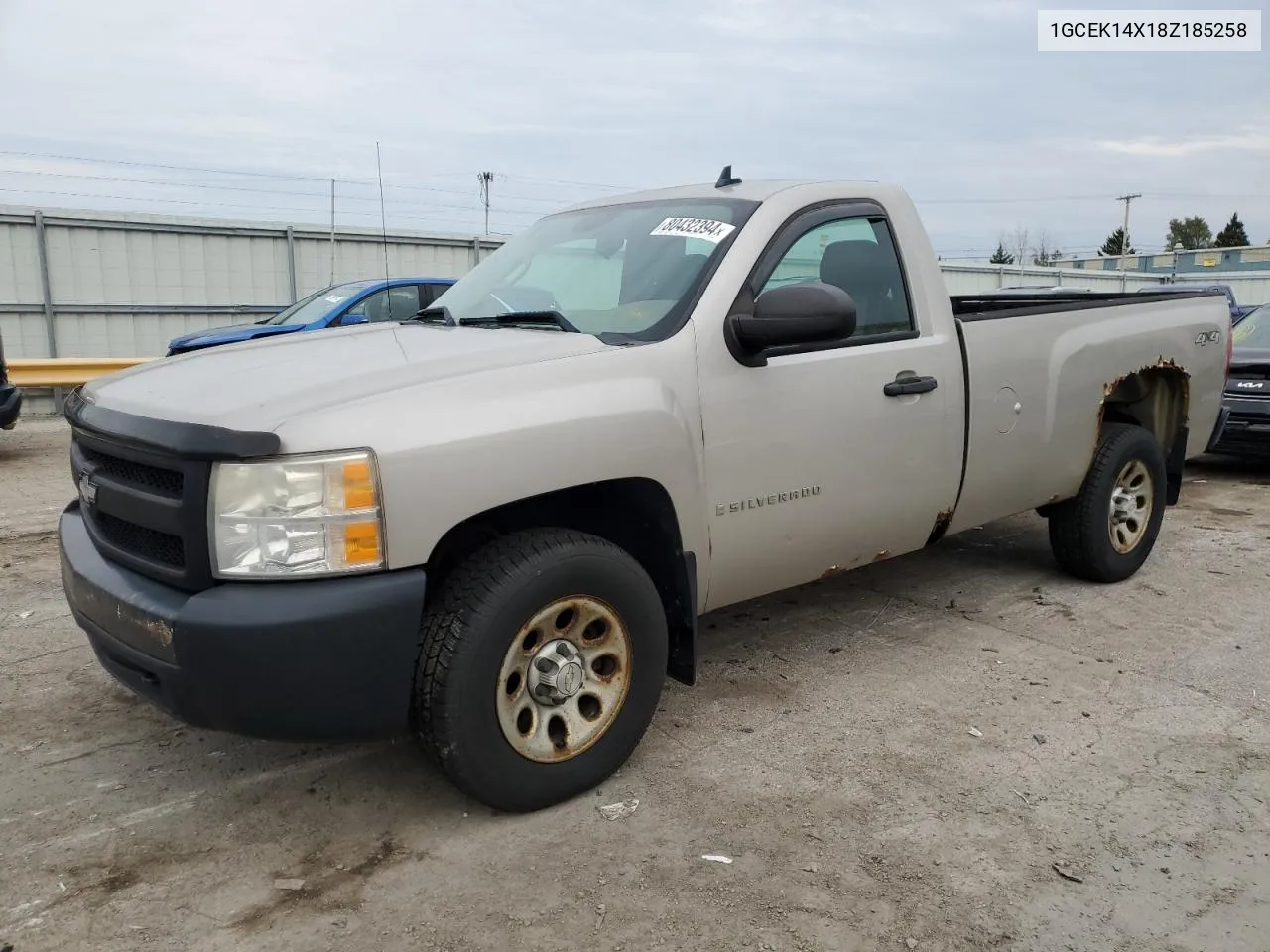 2008 Chevrolet Silverado K1500 VIN: 1GCEK14X18Z185258 Lot: 80432394