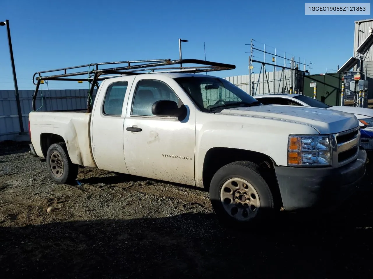 2008 Chevrolet Silverado C1500 VIN: 1GCEC19058Z121863 Lot: 80593264