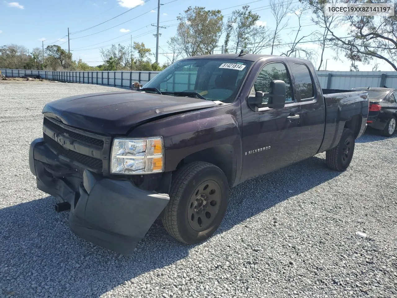 1GCEC19XX8Z141197 2008 Chevrolet Silverado C1500