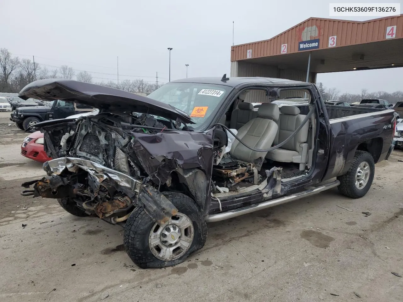 2009 Chevrolet Silverado K2500 Heavy Duty Lt VIN: 1GCHK53609F136276 Lot: 41227314