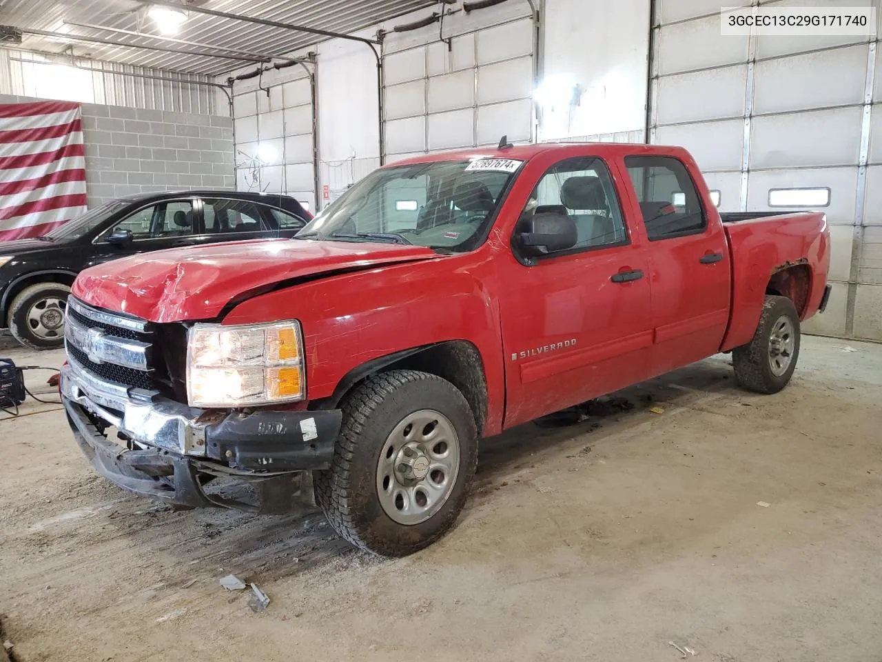 2009 Chevrolet Silverado C1500 VIN: 3GCEC13C29G171740 Lot: 52897674