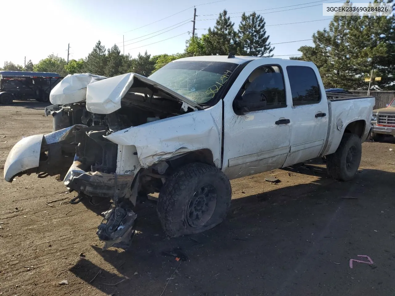 3GCEK23369G284826 2009 Chevrolet Silverado K1500 Lt