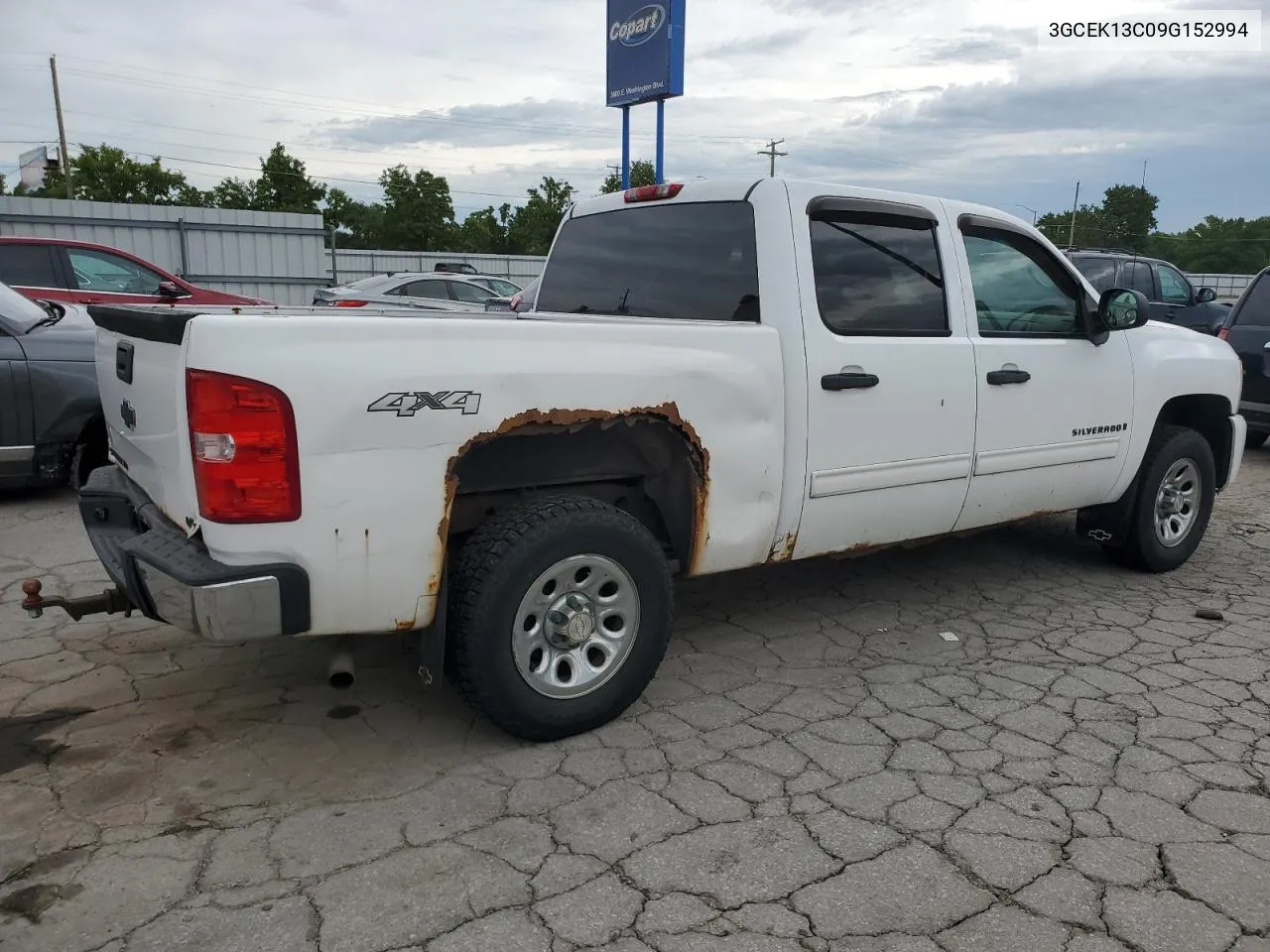 3GCEK13C09G152994 2009 Chevrolet Silverado K1500