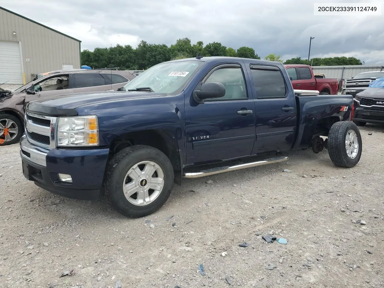 2009 Chevrolet Silverado K1500 Lt VIN: 2GCEK233391124749 Lot: 61837354