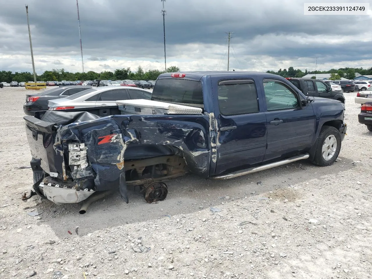 2009 Chevrolet Silverado K1500 Lt VIN: 2GCEK233391124749 Lot: 61837354