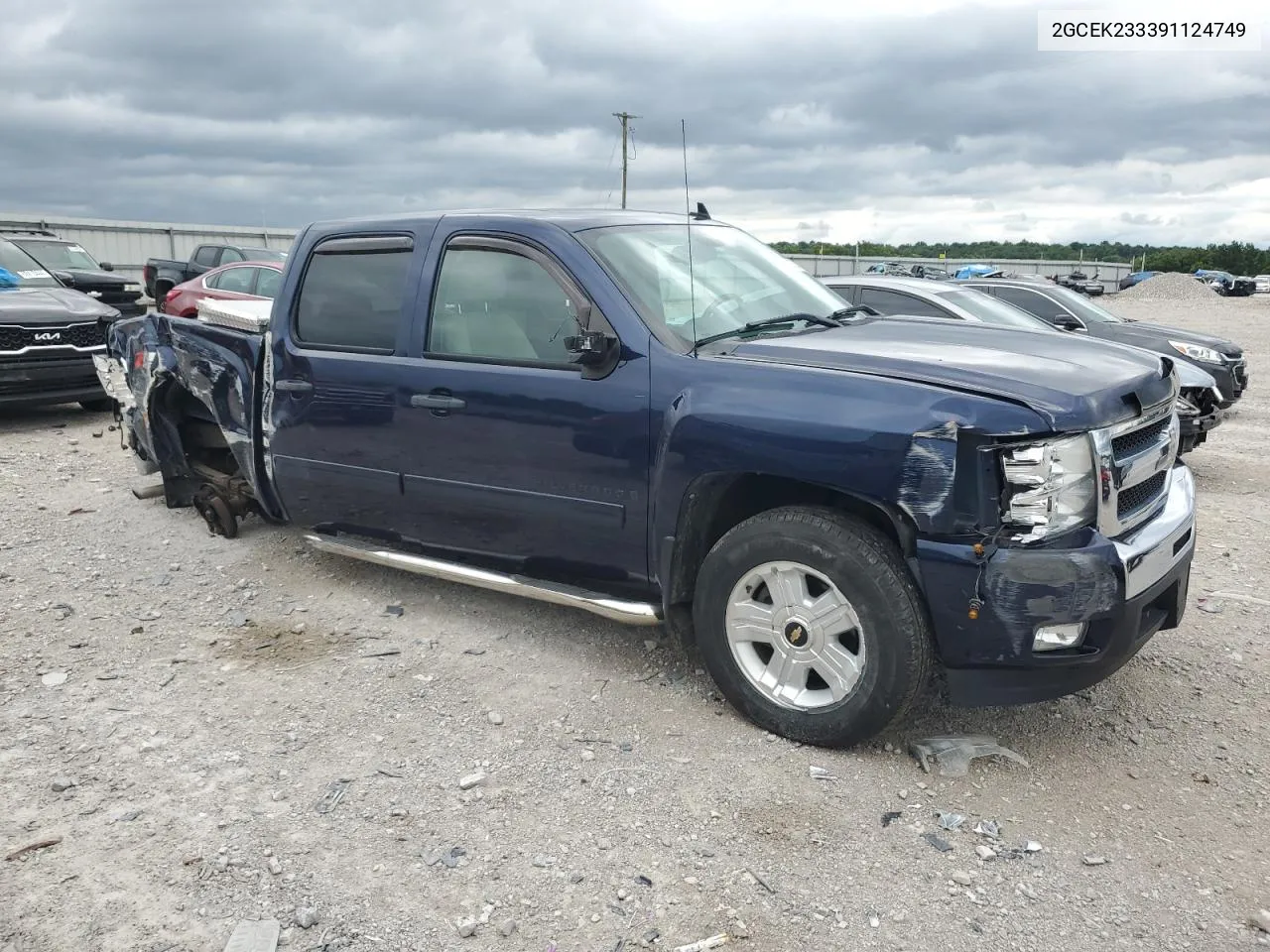 2009 Chevrolet Silverado K1500 Lt VIN: 2GCEK233391124749 Lot: 61837354