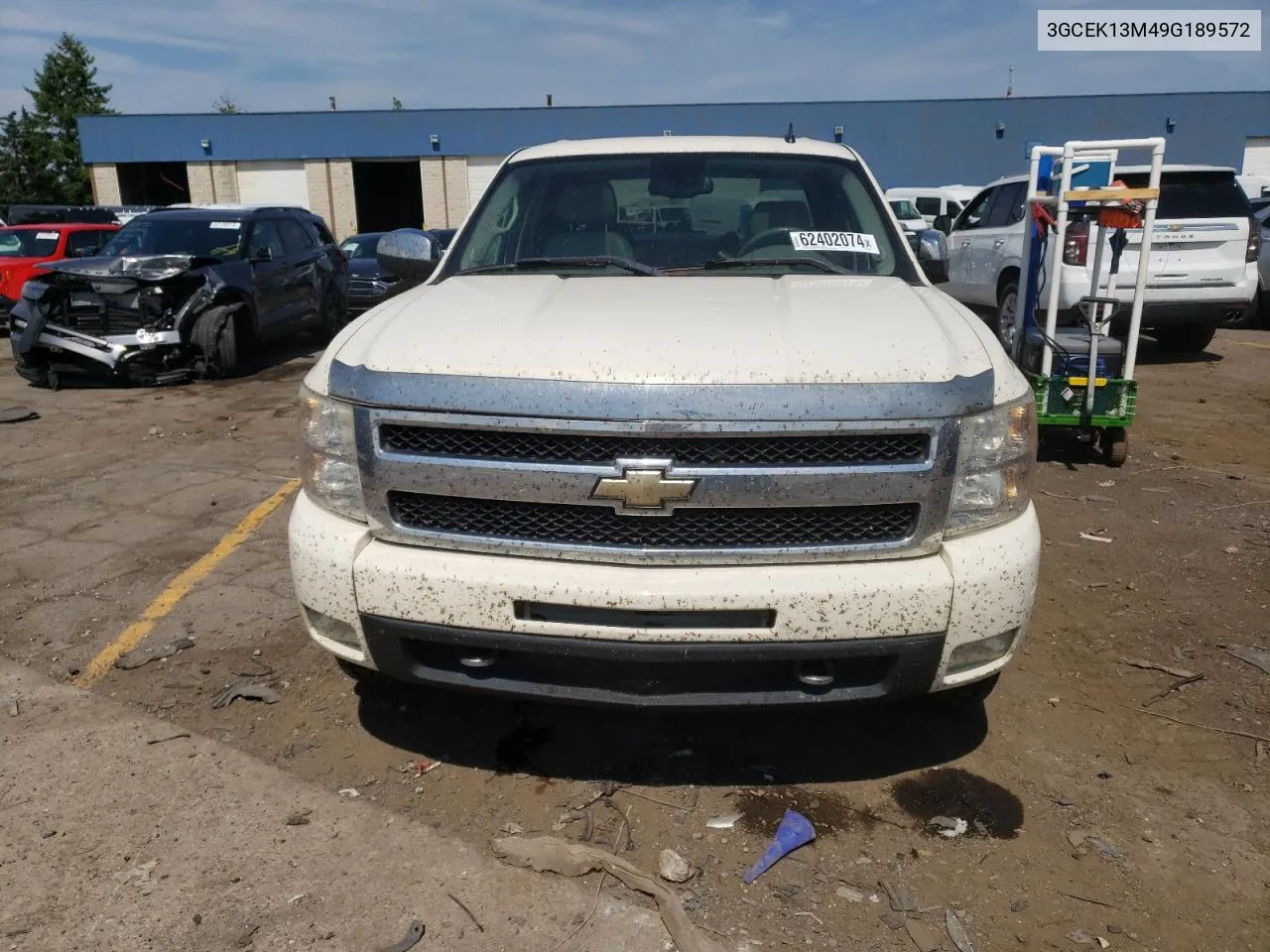 2009 Chevrolet Silverado K1500 VIN: 3GCEK13M49G189572 Lot: 62402074