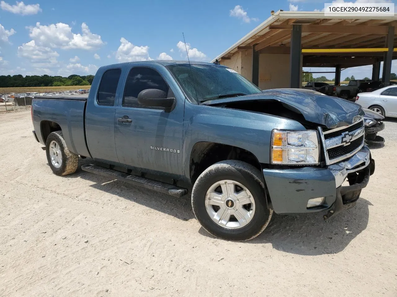 2009 Chevrolet Silverado K1500 Lt VIN: 1GCEK29049Z275684 Lot: 62425124