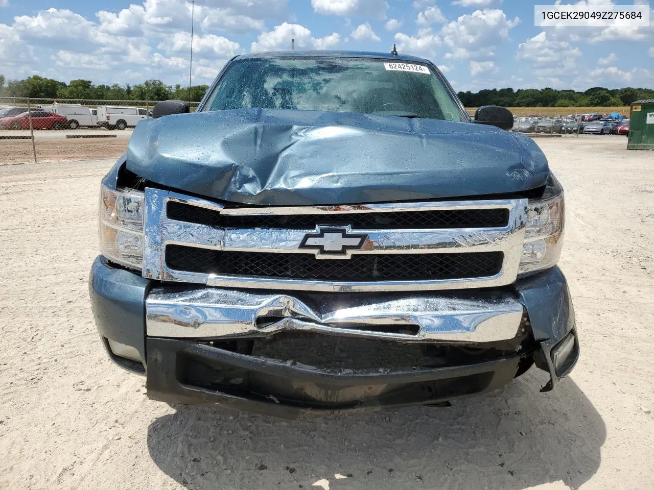 2009 Chevrolet Silverado K1500 Lt VIN: 1GCEK29049Z275684 Lot: 62425124