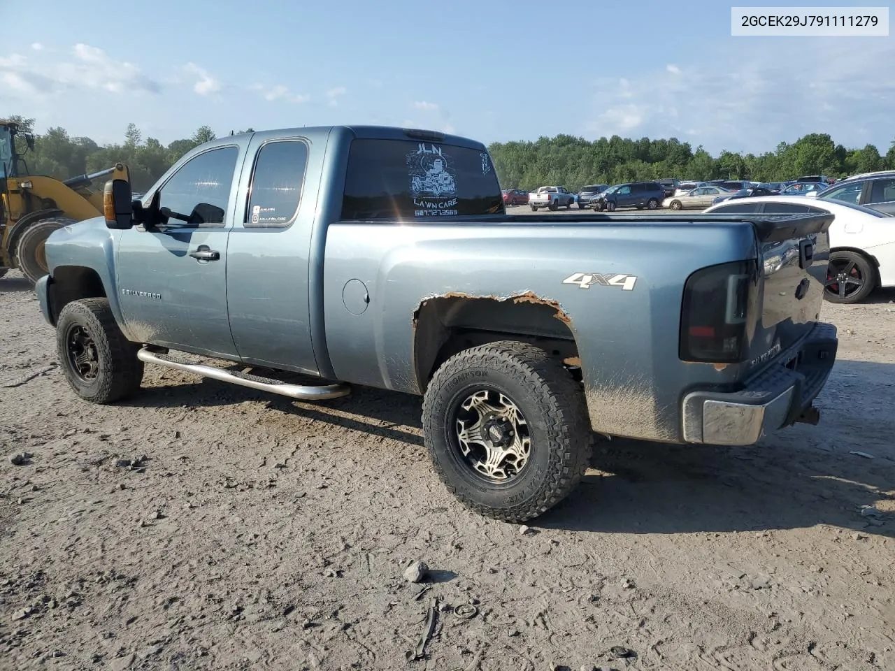 2GCEK29J791111279 2009 Chevrolet Silverado K1500 Lt