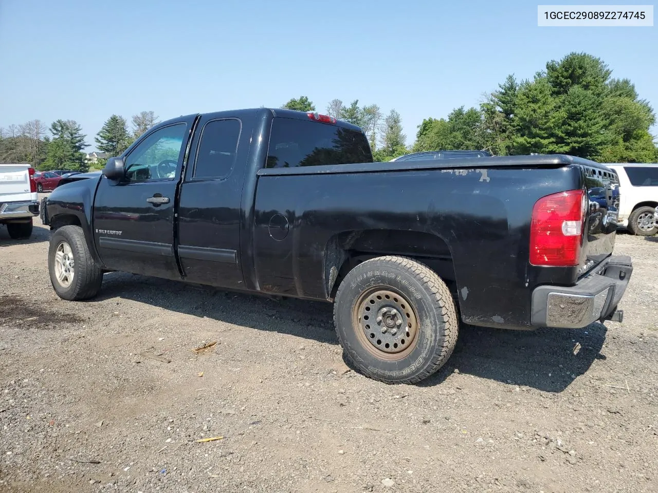 2009 Chevrolet Silverado C1500 Lt VIN: 1GCEC29089Z274745 Lot: 62862464