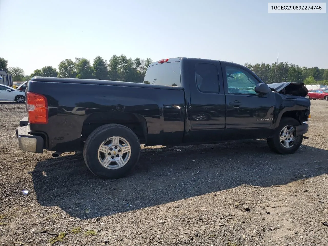 2009 Chevrolet Silverado C1500 Lt VIN: 1GCEC29089Z274745 Lot: 62862464