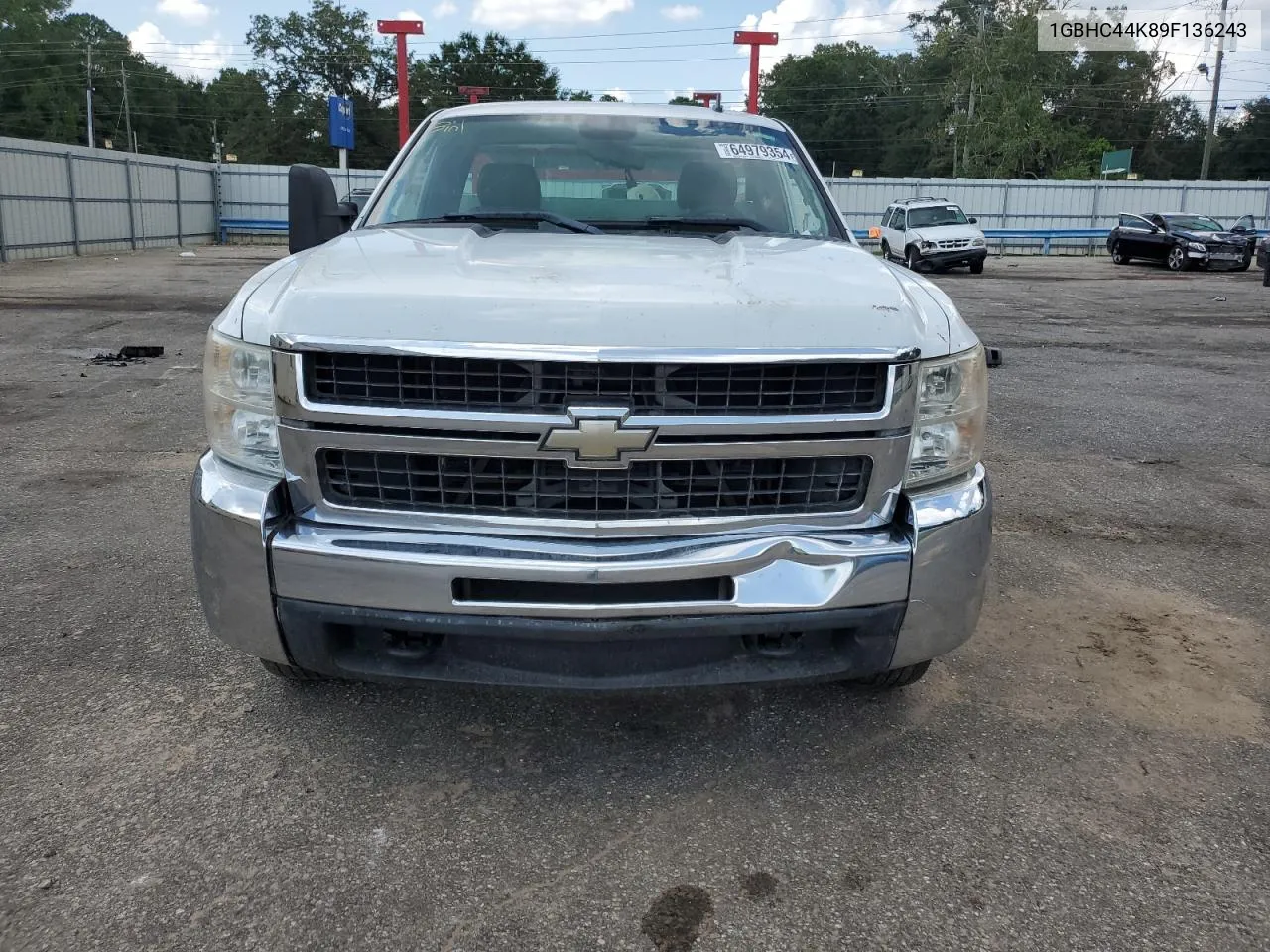 2009 Chevrolet Silverado C2500 Heavy Duty VIN: 1GBHC44K89F136243 Lot: 64979354