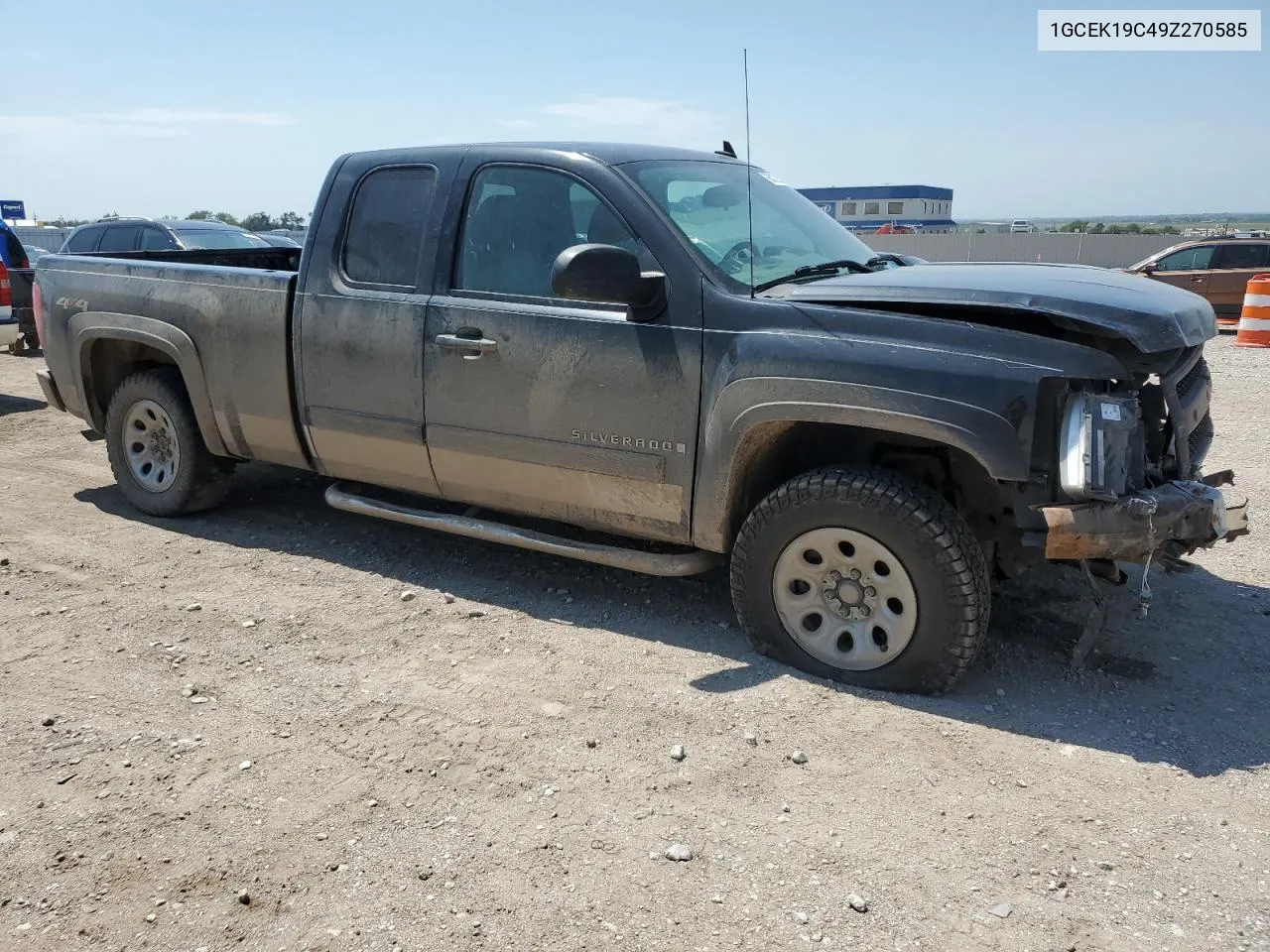 2009 Chevrolet Silverado K1500 VIN: 1GCEK19C49Z270585 Lot: 66078254