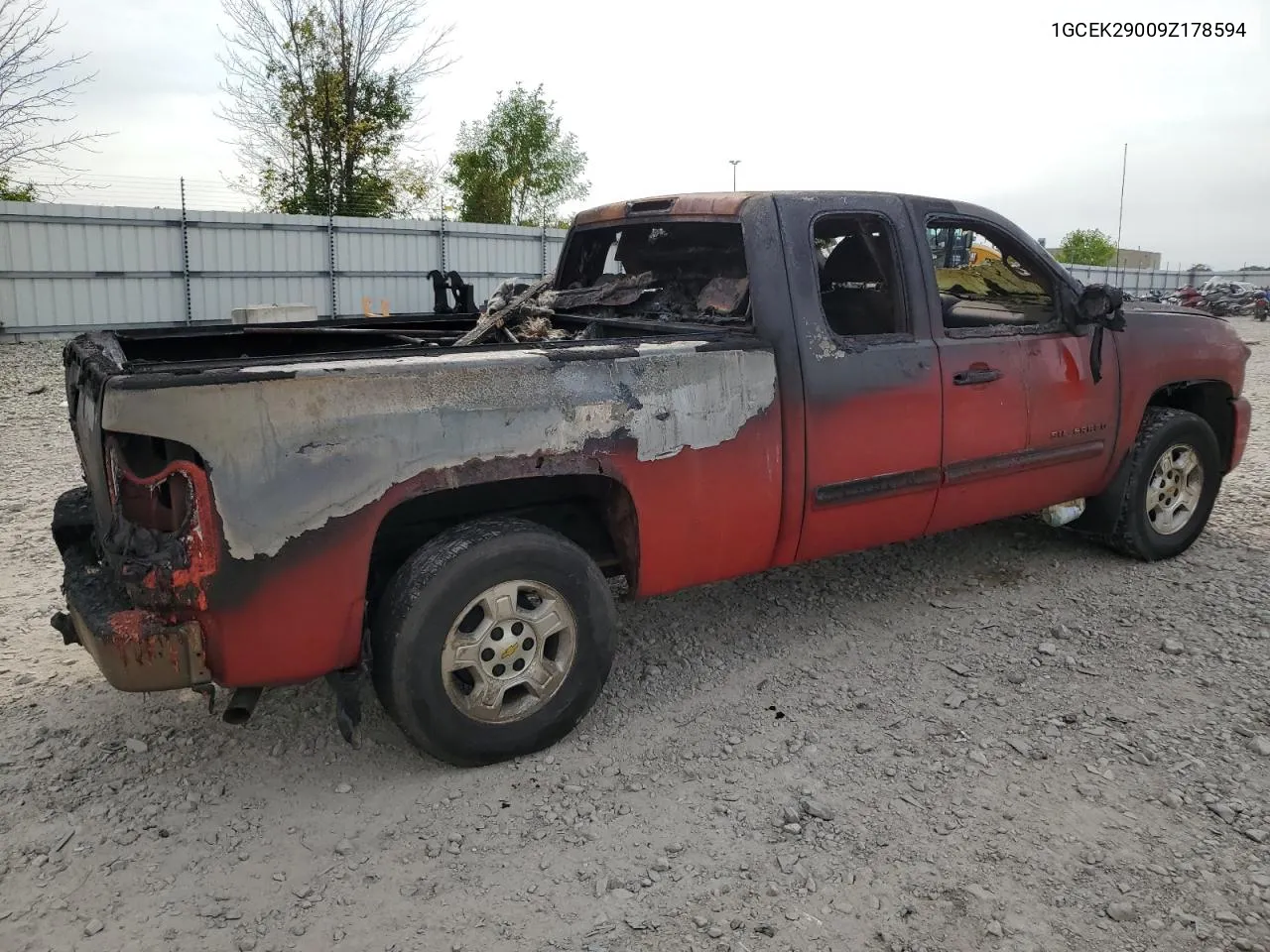 2009 Chevrolet Silverado K1500 Lt VIN: 1GCEK29009Z178594 Lot: 66595974