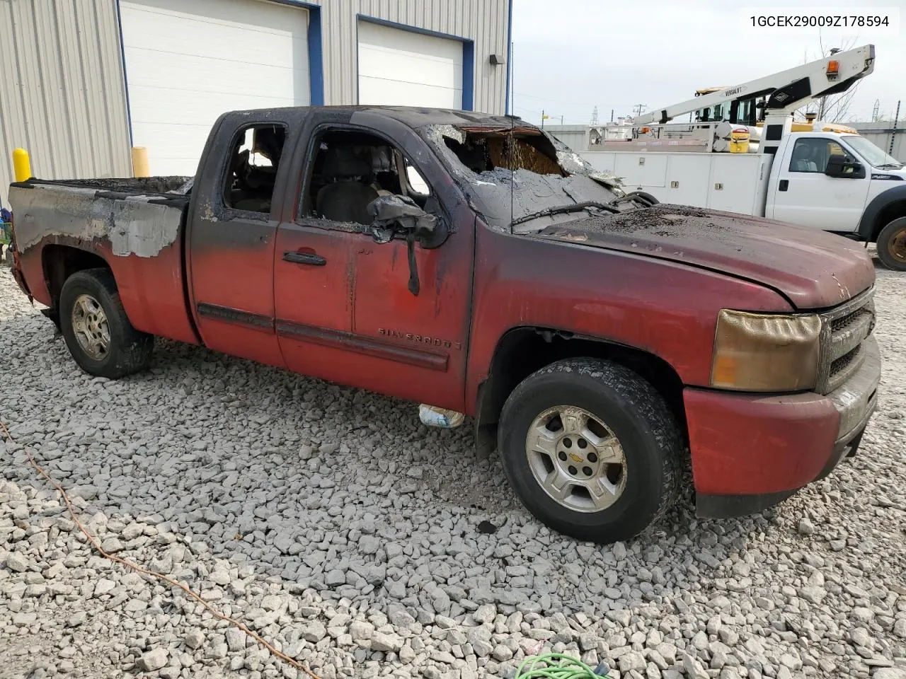 2009 Chevrolet Silverado K1500 Lt VIN: 1GCEK29009Z178594 Lot: 66595974