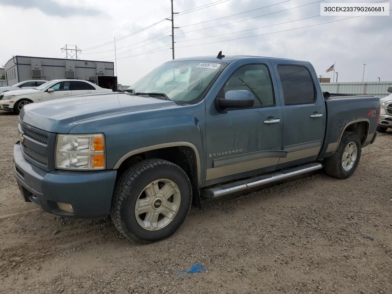 2009 Chevrolet Silverado K1500 Lt VIN: 3GCEK23379G260681 Lot: 66809714