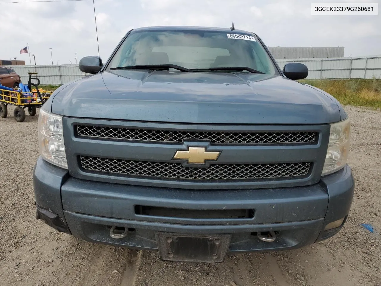 2009 Chevrolet Silverado K1500 Lt VIN: 3GCEK23379G260681 Lot: 66809714