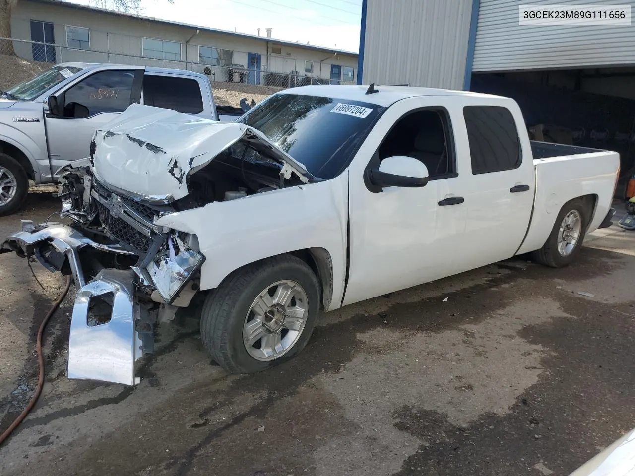 2009 Chevrolet Silverado K1500 Lt VIN: 3GCEK23M89G111656 Lot: 66897204