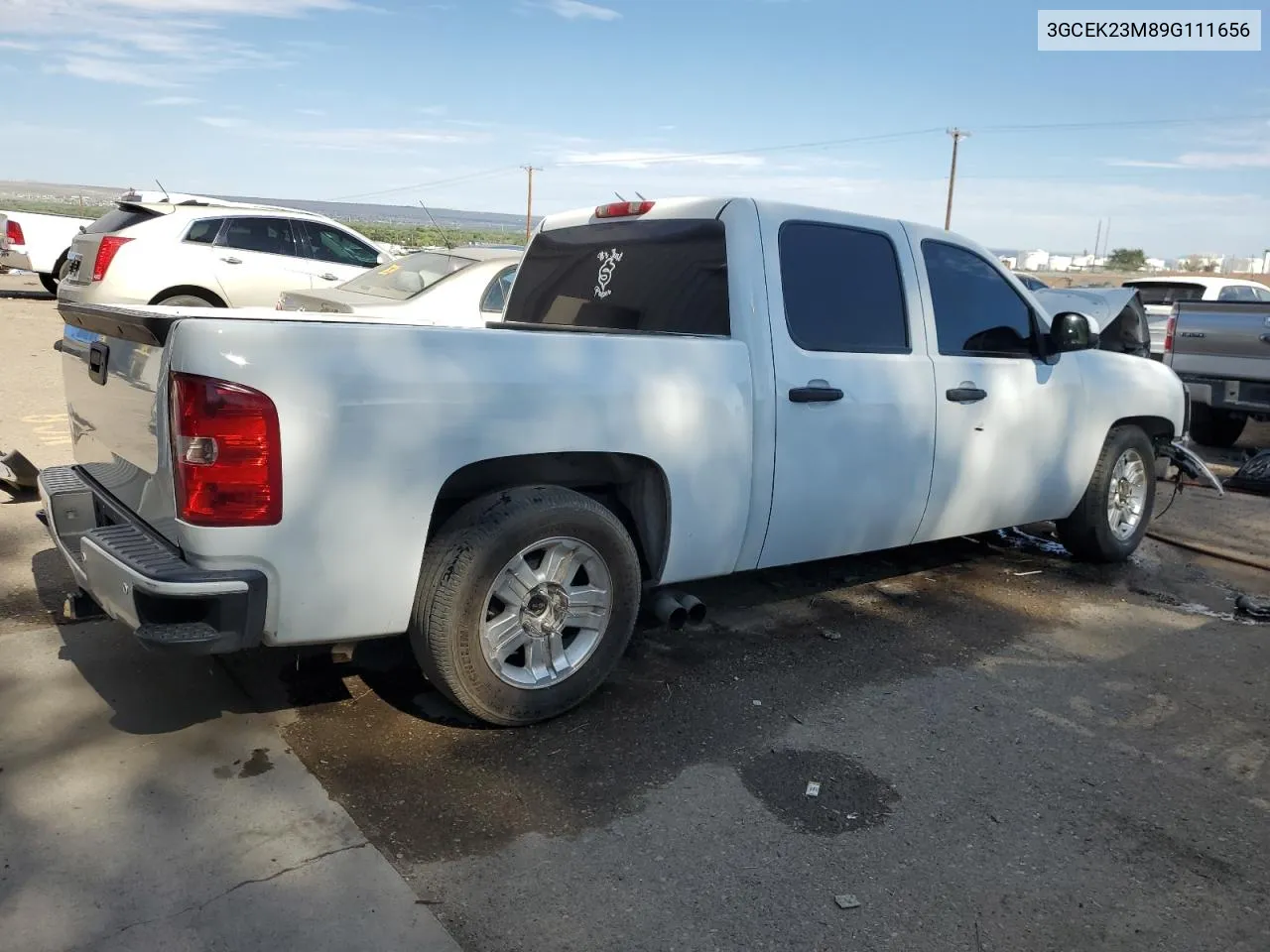 2009 Chevrolet Silverado K1500 Lt VIN: 3GCEK23M89G111656 Lot: 66897204