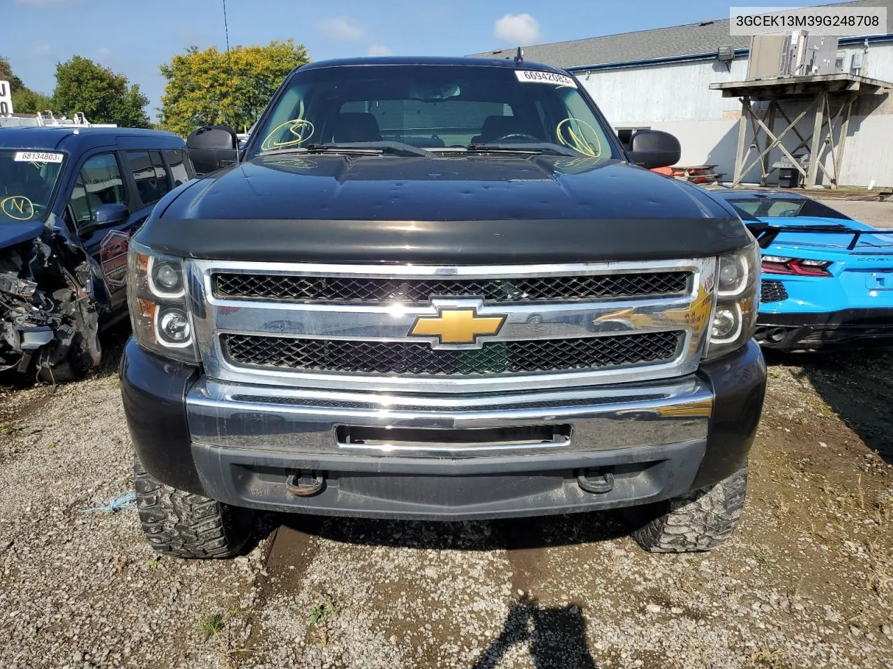 2009 Chevrolet Silverado K1500 VIN: 3GCEK13M39G248708 Lot: 66942083