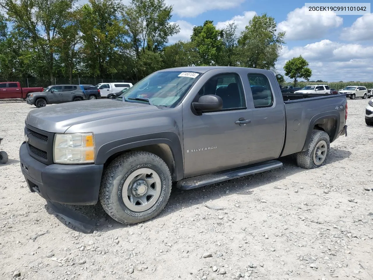 2009 Chevrolet Silverado K1500 VIN: 2GCEK19C991101042 Lot: 67466104