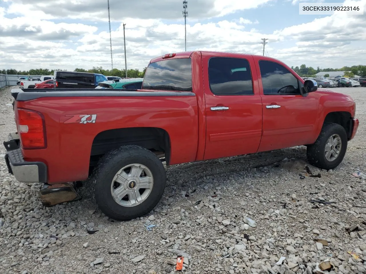 2009 Chevrolet Silverado K1500 Ltz VIN: 3GCEK33319G223146 Lot: 68016984