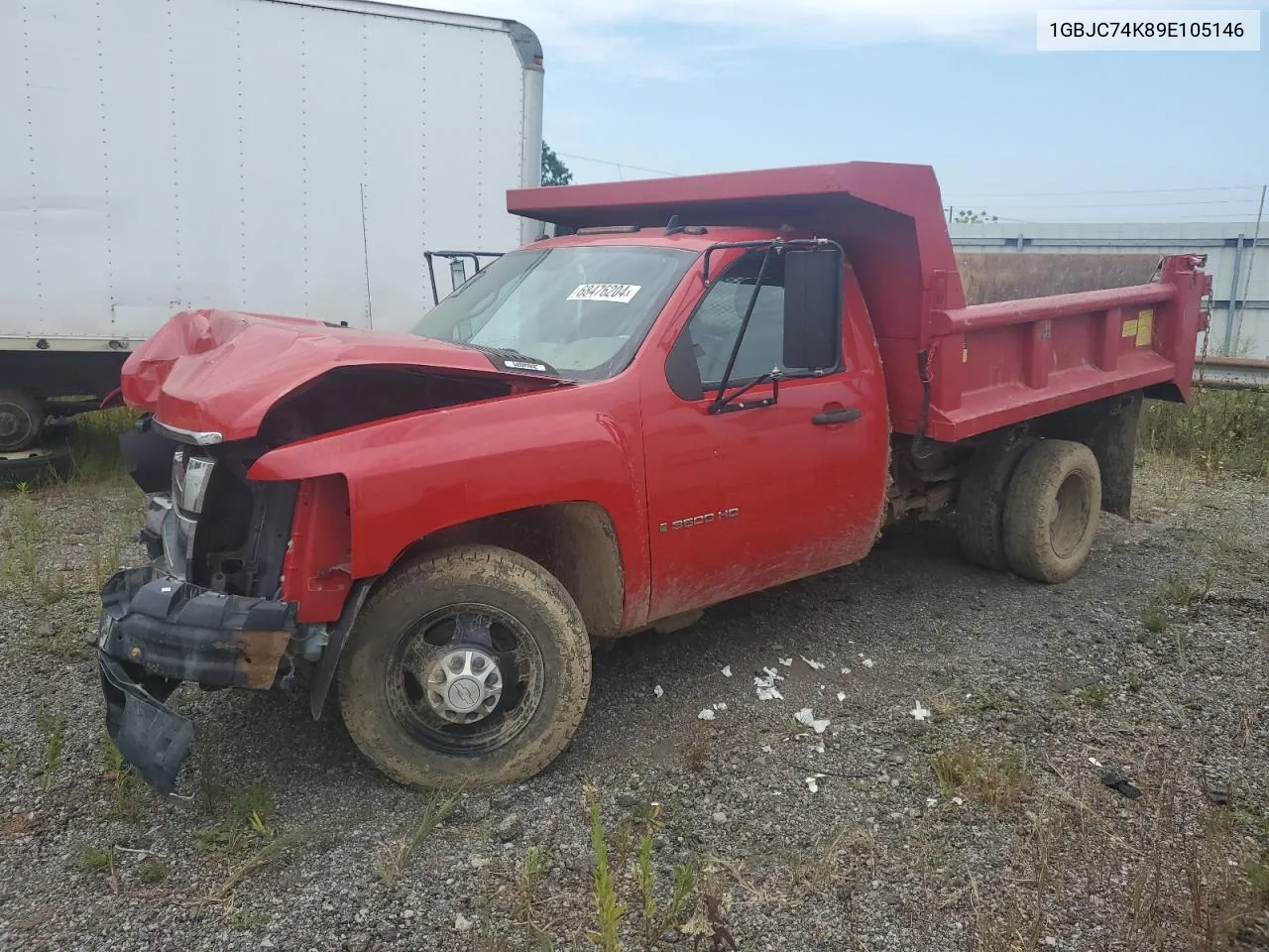 2009 Chevrolet Silverado C3500 VIN: 1GBJC74K89E105146 Lot: 68476204