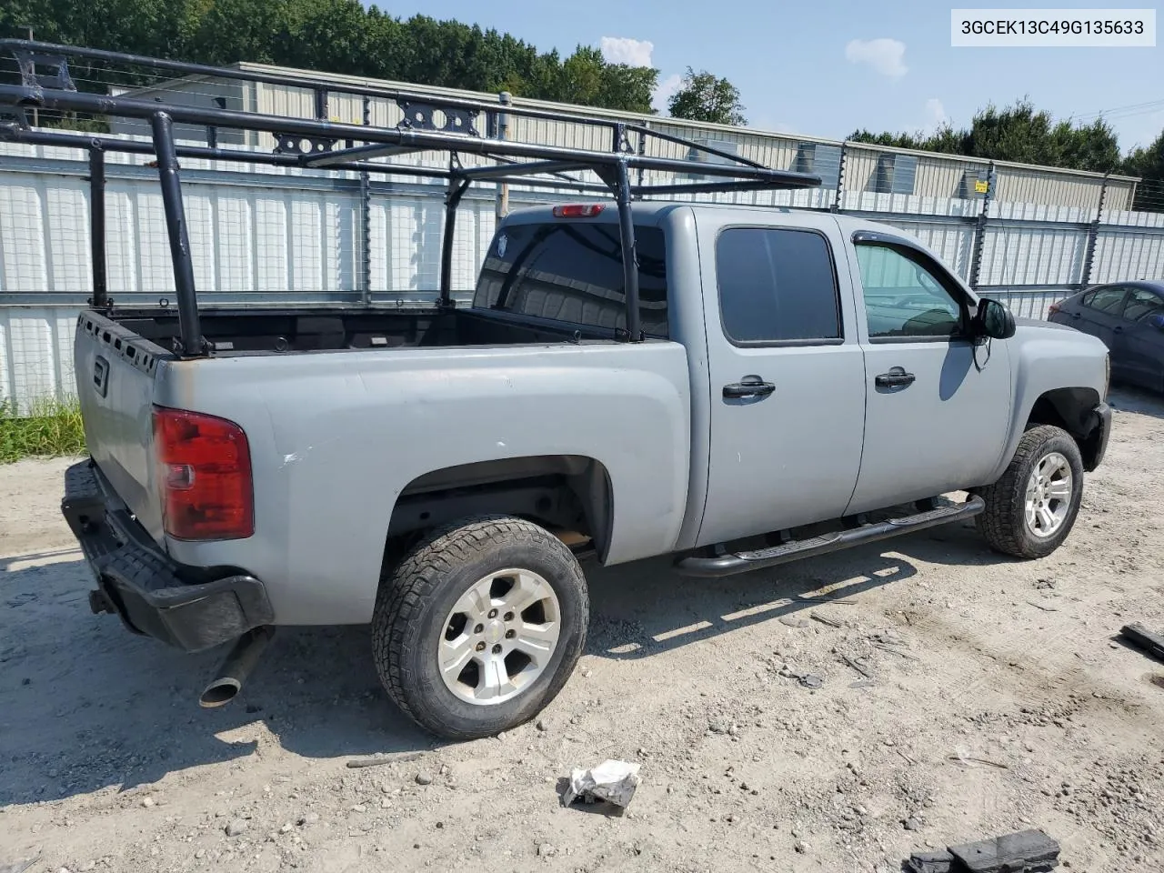 2009 Chevrolet Silverado K1500 VIN: 3GCEK13C49G135633 Lot: 68670704