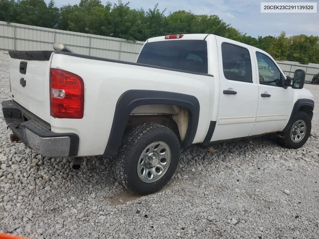 2009 Chevrolet Silverado K1500 Lt VIN: 2GCEK23C291139520 Lot: 69241594