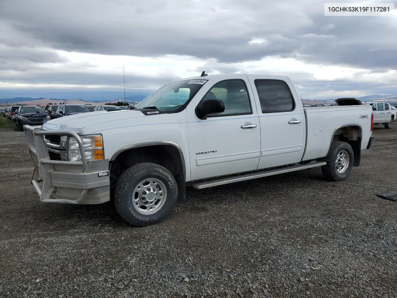 2009 Chevrolet Silverado K2500 Heavy Duty Lt VIN: 1GCHK53K19F117281 Lot: 69344094