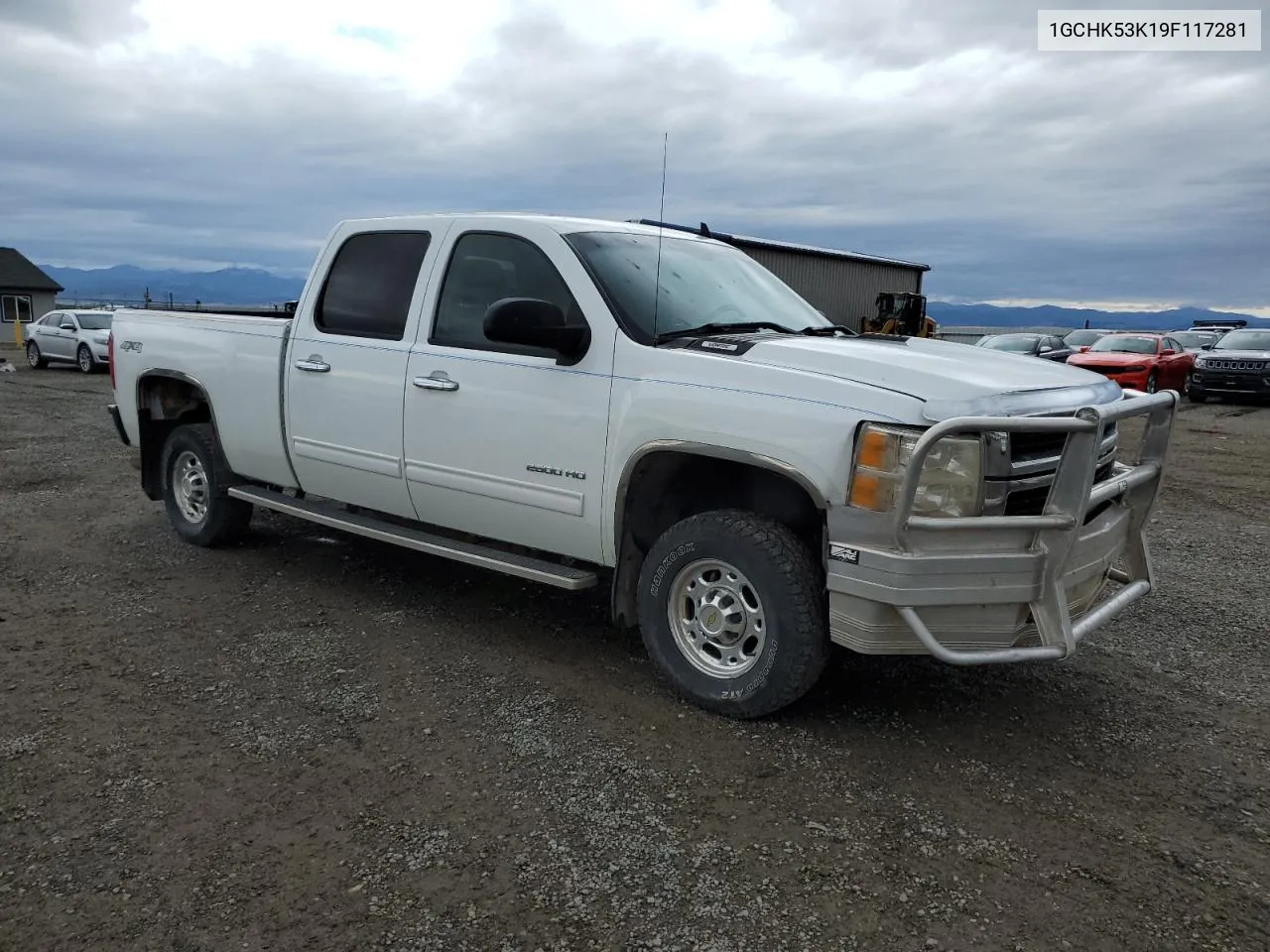 2009 Chevrolet Silverado K2500 Heavy Duty Lt VIN: 1GCHK53K19F117281 Lot: 69344094