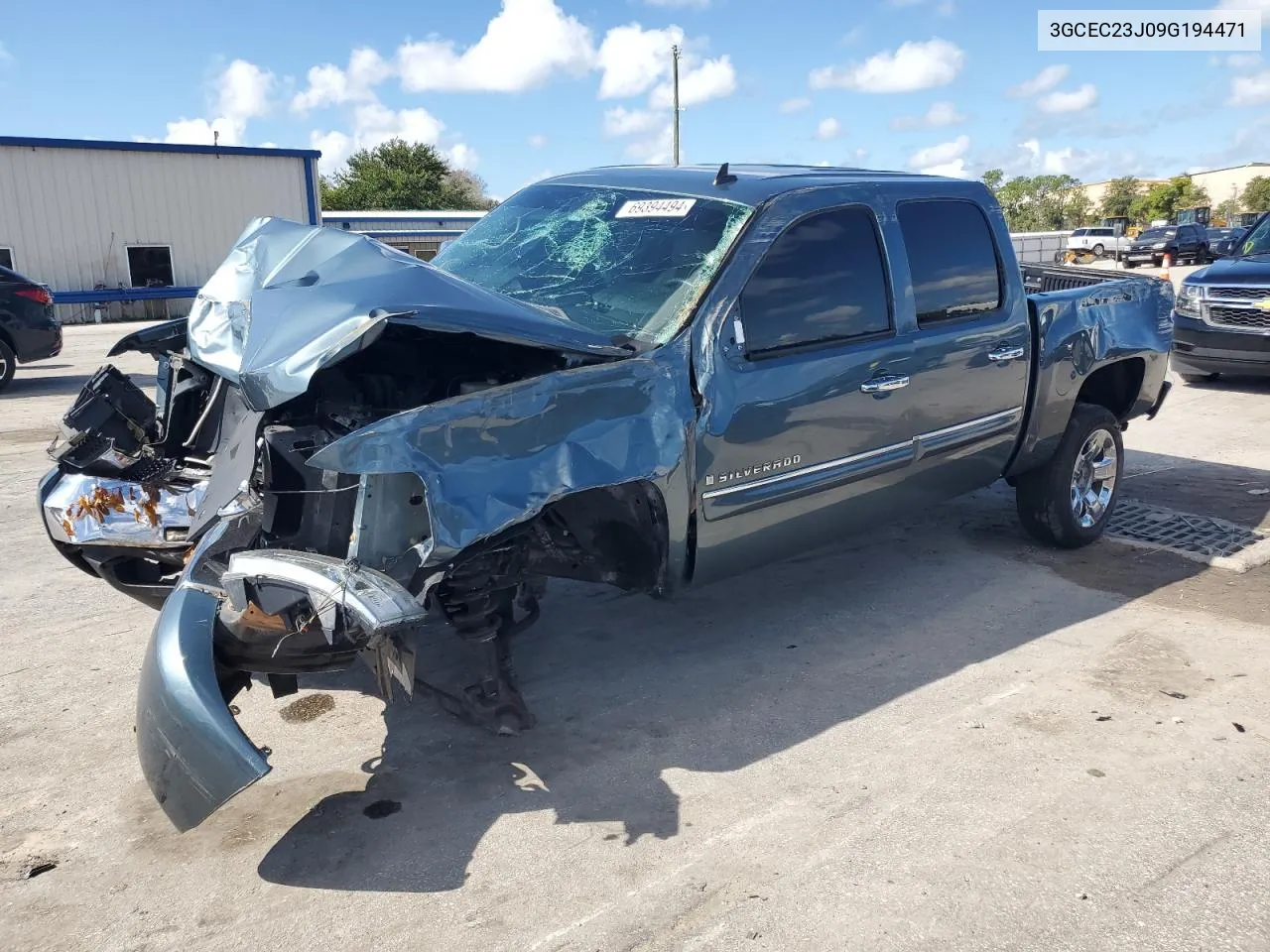 2009 Chevrolet Silverado C1500 Lt VIN: 3GCEC23J09G194471 Lot: 69394494