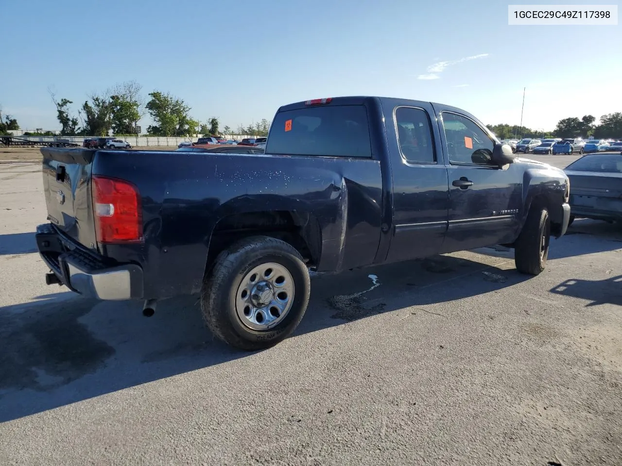 2009 Chevrolet Silverado C1500 Lt VIN: 1GCEC29C49Z117398 Lot: 69469054